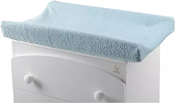 Чехол на пеленальный матрас Almatex Hypoallergenic Cotton Sponge, лазурный