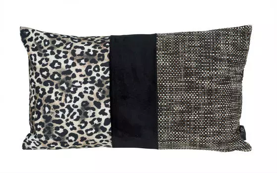 Чехол на подушку 30/50 см, серо-коричневый