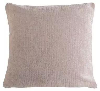 Чехол на подушку - 40 х 40 см - бежевый - пряжа синель - на молнии Brckner Hans Heimtextilien