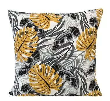 Чехол на подушку 40х80, декоративная подушка, диванная подушка, подушка из 100% хлопка RoKo-Textilien, серый