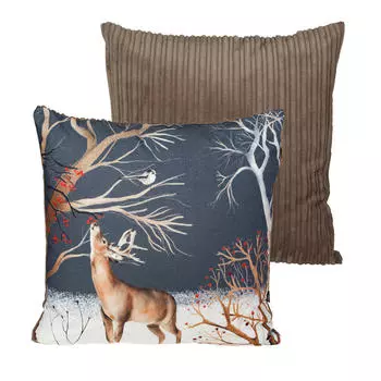 Чехол на подушку 45/45 см, серый