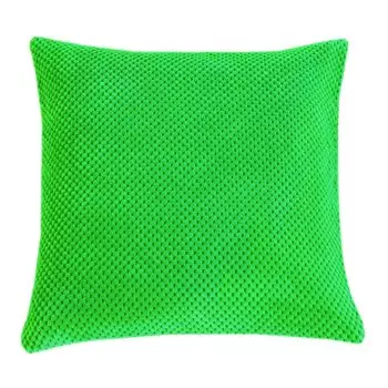 Чехол на подушку 48х48 см зеленый чехол на подушку 3D сотовая подушка структура синельного переплетения Haus und Deko