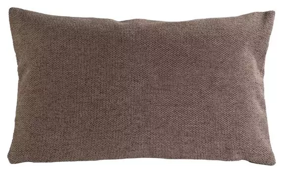 Чехол на подушку - 50 х 30 см - серо-коричневый - на молнии Brckner Hans Heimtextilien