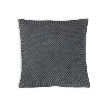 Чехол на подушку 60х60 см антрацитовый чехол на подушку 3D сотовая подушка структура шениллового переплетения Haus und Deko