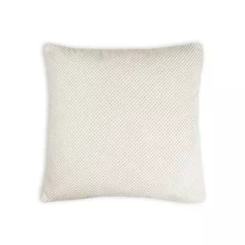 Чехол на подушку 60х60 см кремовый чехол на подушку 3D сотовая подушка структура синельного переплетения Haus und Deko