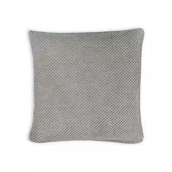Чехол на подушку 60х60 см, темно-серый, 3D сотовая подушка, структура синельного переплетения Haus und Deko