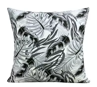 Чехол на подушку 60x80, чехол для подушки, декоративная подушка, диванная подушка, подушка из 100% хлопка RoKo-Textilien, серый