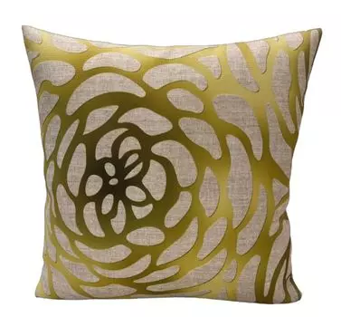 Чехол на подушку 65х65 подушка декоративная подушка диванная подушка 100% полиэстер RoKo-Textilien, зеленый