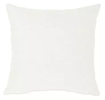 Чехол на подушку 80х80 см, белый, с текстурой льна, чехол для декоративных подушек Haus und Deko