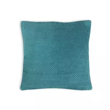 Чехол на подушку 80х80 см. Бирюзовый чехол на подушку 3D сотовая подушка структура синельного переплетения Haus und Deko