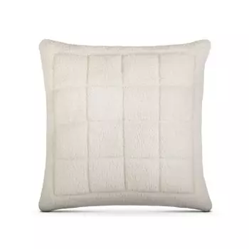 Чехол на подушку 80x80 см, включая подушку - флис шерпа - уютный чехол на молнии - идеально подходит в качестве декоративной подушки, подушки для сна, подушки для дивана Bestlivings