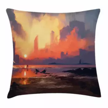 Чехол на подушку Abakuhaus, белый