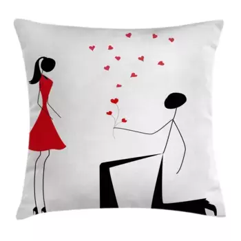 Чехол на подушку Abakuhaus, белый