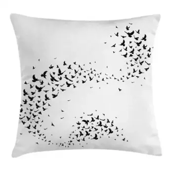 Чехол на подушку Abakuhaus, белый