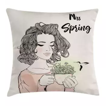 Чехол на подушку Abakuhaus, белый