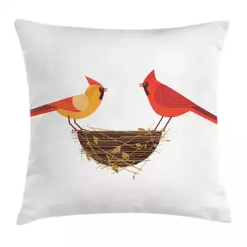 Чехол на подушку Abakuhaus, белый