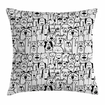 Чехол на подушку Abakuhaus, белый