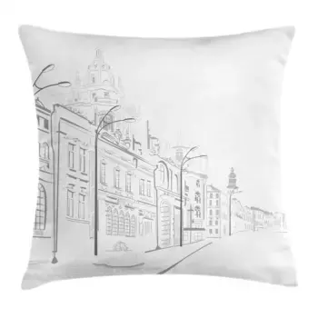 Чехол на подушку Abakuhaus, белый