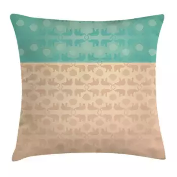 Чехол на подушку Abakuhaus, бирюзовый