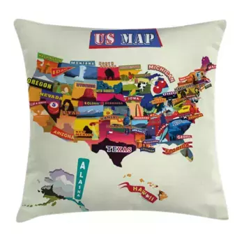 Чехол на подушку Abakuhaus, цвет Bunt