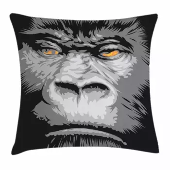 Чехол на подушку Abakuhaus, серый