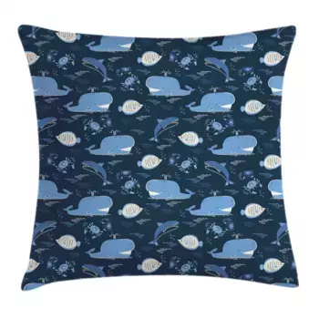 Чехол на подушку Abakuhaus, синий