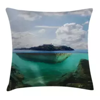 Чехол на подушку Abakuhaus, синий