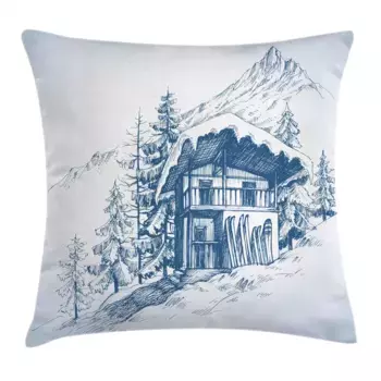 Чехол на подушку Abakuhaus, синий