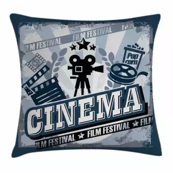 Чехол на подушку Abakuhaus, синий