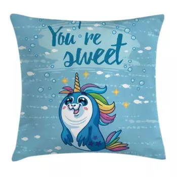 Чехол на подушку Abakuhaus, синий