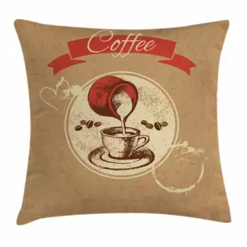 Чехол на подушку Abakuhaus, светло-коричневый