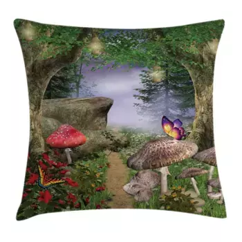 Чехол на подушку Abakuhaus, зеленый