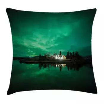 Чехол на подушку Abakuhaus, зеленый