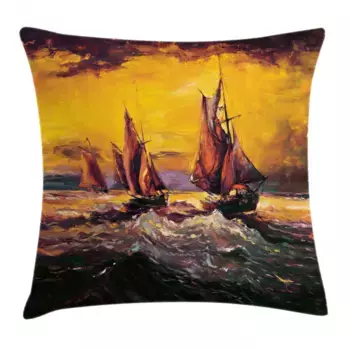 Чехол на подушку Abakuhaus, желтый