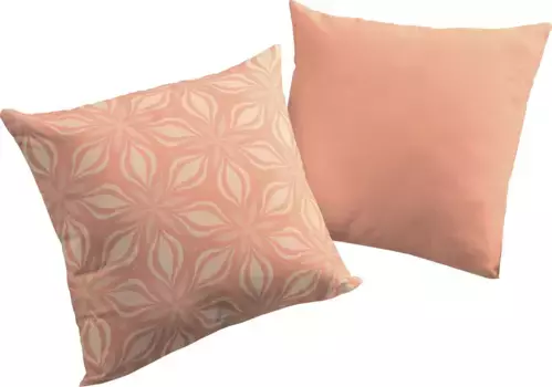 Чехол на подушку Adam "Retro Floret", (1 шт.), сертификат GOTS 40х40 см, цвет papaya