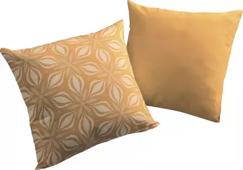 Чехол на подушку Adam "Retro Floret", (1 шт.), сертификат GOTS 40х40 см, цвет curry