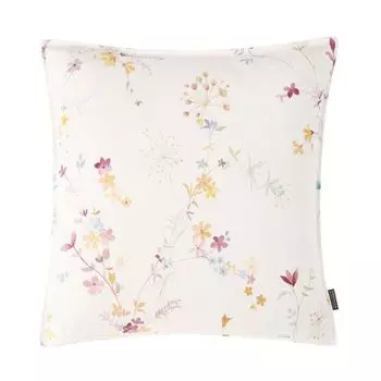 Чехол на подушку Aden, принт по всей поверхности, кремовый цветочный узор, размер: 50 х 50 см, наполнитель подушки: без Proflax