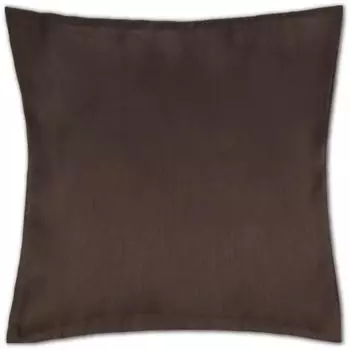 Чехол на подушку Алессия (50х50см) Чехол на подушку декоративный чехол с наполнителем, цвет: горячий шоколад Bestlivings