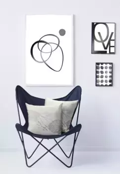 Чехол на подушку APELT "1601", (1 шт.), без наполнения 49х49 см, цвет grau-natur