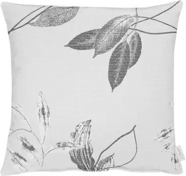 Чехол на подушку APELT "1602", (1 шт.), без наполнения 49х49 см, белый/черный