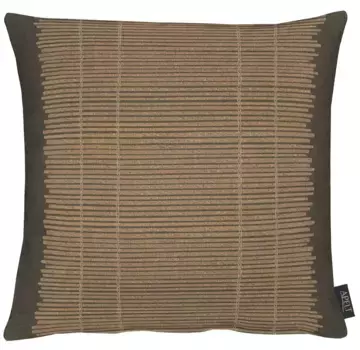 Чехол на подушку APELT "3007", (1 шт.), без наполнения 46х46 см, золотисто-черный
