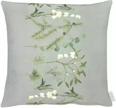 Чехол на подушку APELT "4687", (1 шт.), без наполнения 46х46 см, зеленый