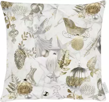 Чехол на подушку APELT "4707", (1 шт.), без наполнения 49х49 см, цвет goldfarben/natur