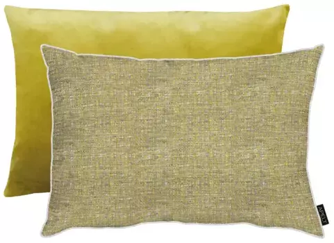 Чехол на подушку APELT "Alessio", (1 шт.), двусторонний чехол на подушку без наполнения, 1 шт 40х60 см, зеленый