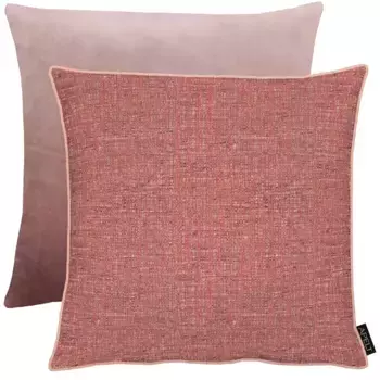 Чехол на подушку APELT "Alessio", (1 шт.), двусторонний чехол на подушку без наполнения, 1 шт 46х46 см, цвет ros