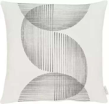 Чехол на подушку АПЭЛТ "5702", (1 шт.) APELT 49х49 см, черно-белый