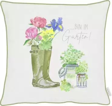 Чехол на подушку АПЭЛТ "6814", (1 шт.) APELT 46х46 см, зеленый