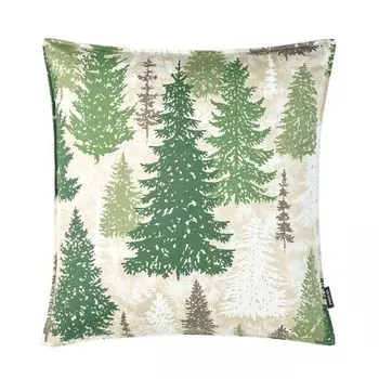 Чехол на подушку Artern, конусы с цифровой печатью серый 43 х 27 см, зеленый (зеленый), размер: 40 х 40 см, наполнитель подушки: без Proflax