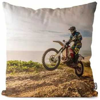 Чехол на подушку байкера VOID Enduro, полиэстер, водонепроницаемая подушка для улицы и дома. Размер: 50 x 50 см.