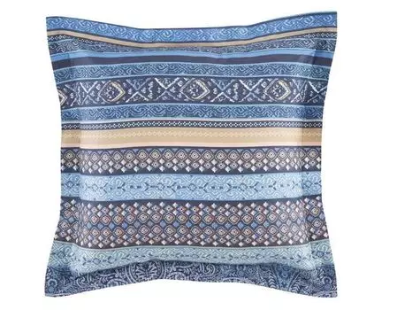 Чехол на подушку Bassetti одинарный MASER цвет AZUR BLUE B1 размер 40x40 см